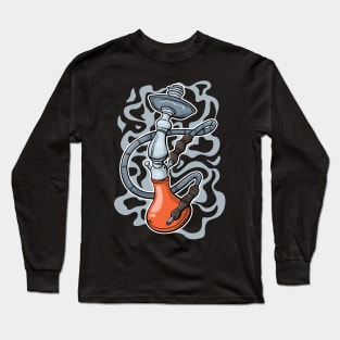 Hookah Shisha Waterpipe Narghile Long Sleeve T-Shirt